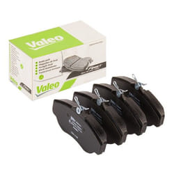 VALEO 302441 Brake pad set Front Axle excl. wear warning contact with anti-squeak plate LAND ROVER: Range Rover 2, Discovery 2