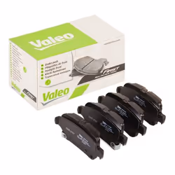 Brake pad set; VALEO; Rear Axle incl. wear warning contact with anti-squeak plate; for VAUXHALL, OPEL; 39021615, 42676498, 39 ...
