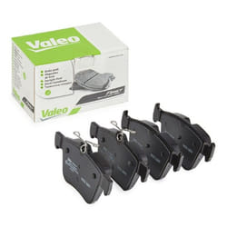 VALEO 302444 Brake pad set Rear Axle excl. wear warning contact with anti-squeak plate VOLKSWAGEN: Passat B8 Saloon, Golf 7, Tiguan II