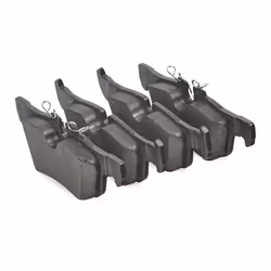 VALEO 302445 Brake pad set Rear Axle excl. wear warning contact with anti-squeak plate BMW: 2 Active Tourer, 2 Gran Tourer, X1, MINI: Clubman