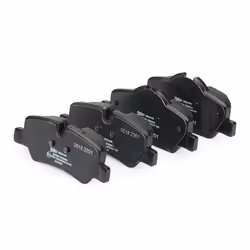 VALEO 302446 Brake pad set Rear Axle excl. wear warning contact with anti-squeak plate MINI: Hatchback, Convertible