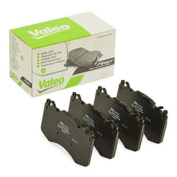 VALEO 302447 Brake pad set Front Axle excl. wear warning contact with anti-squeak plate LAND ROVER: Range Rover 4, Range Rover 3, Range Rover Sport