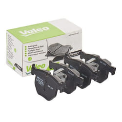 VALEO 302455 Brake pad set Rear Axle excl. wear warning contact with anti-squeak plate BMW: X5, X6