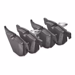 VALEO 302455 Brake pad set Rear Axle excl. wear warning contact with anti-squeak plate BMW: X5, X6