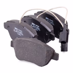 VALEO 302459 Brake pad set Front Axle incl. wear warning contact with anti-squeak plate FIAT: 500 Hatchback, Grande Punto Hatchback