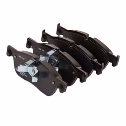 VALEO 302461 Brake pad set Front Axle excl. wear warning contact with anti-squeak plate LAND ROVER: Range Rover Evoque, Discovery Sport