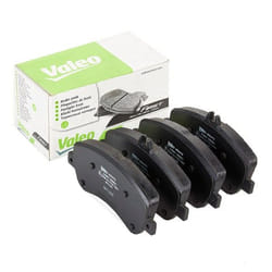 VALEO 302473 Brake pad set Front Axle excl. wear warning contact with anti-squeak plate