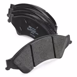 VALEO 302484 Brake pad set Front Axle incl. wear warning contact with anti-squeak plate FORD: Ranger Mk3