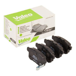 VALEO 302486 Brake pad set Rear Axle incl. wear warning contact with anti-squeak plate HONDA: ACCORD 8, ACCORD 8 Kombi
