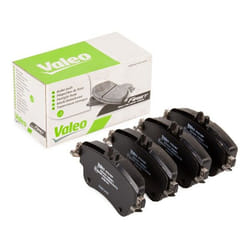 VALEO 302487 Brake pad set Front Axle excl. wear warning contact with anti-squeak plate MERCEDES-BENZ: A-Class, B-Class, CLA Coupe