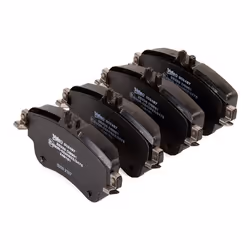 VALEO 302487 Brake pad set Front Axle excl. wear warning contact with anti-squeak plate MERCEDES-BENZ: A-Class, B-Class, CLA Coupe