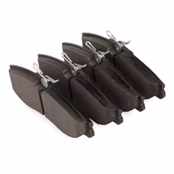 VALEO 302489 Brake pad set Front Axle excl. wear warning contact without anti-squeak plate NISSAN: TERRANO 2