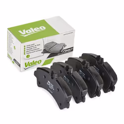 Brake pad set; VALEO; Rear Axle excl. wear warning contact with anti-squeak plate; for VOLKSWAGEN, MERCEDES-BENZ, VW; 0044208 ...