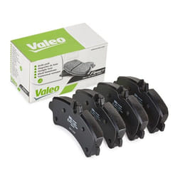 VALEO 302498 Brake pad set Rear Axle excl. wear warning contact with anti-squeak plate VOLKSWAGEN: Crafter 30-50 Van, Crafter 30-35 Minibus
