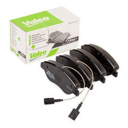 VALEO 302501 Brake pad set Front Axle incl. wear warning contact with anti-squeak plate ALFA ROMEO: MiTo, FIAT: BRAVO 2, Stilo Hatchback