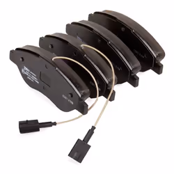 VALEO 302501 Brake pad set Front Axle incl. wear warning contact with anti-squeak plate ALFA ROMEO: MiTo, FIAT: BRAVO 2, Stilo Hatchback