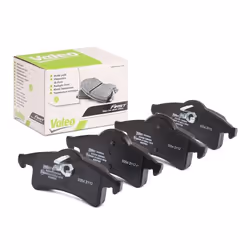 Brake pad set; VALEO; Rear Axle excl. wear warning contact with anti-squeak plate; for JEEP; 5011970AA, 5011970AB, 5011970AB