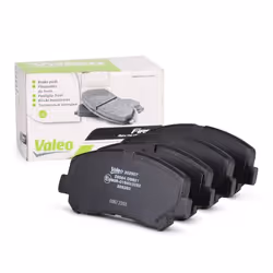 Brake pad set; VALEO; Front Axle excl. wear warning contact with anti-squeak plate; for MAZDA; K0Y13328Z, K0Y13328ZA, KDY9332 ...