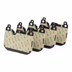 VALEO 302517 Brake pad set Front Axle excl. wear warning contact with anti-squeak plate MINI: Clubman, Hatchback, Convertible, BMW: 1 Hatchback, X1