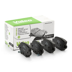 VALEO 302524 Brake pad set Rear Axle incl. wear warning contact with anti-squeak plate VAUXHALL: Mokka / Mokka X