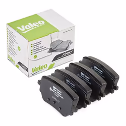 Brake pad set; VALEO; Rear Axle excl. wear warning contact with anti-squeak plate; for MERCEDES-BENZ; 0004201706, 0004205803, ...