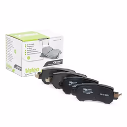Brake pad set; VALEO; Rear Axle excl. wear warning contact with anti-squeak plate; for MAZDA; DAY32648Z, DAY32648ZA, DAY32648 ...