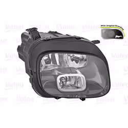 Headlights; VALEO; Right H7, D1 Halogen for right-hand traffic; for CITROËN; YQ00052780