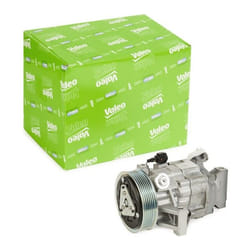 VALEO 559601 AC Compressor DKV08R 12 PAG 100 R134a with PAG compressor oil NISSAN: Note I
