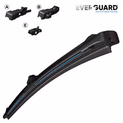 Wiper blade Valeo Everguard Silicone Single 566006 480mm Front Flat wiper blade with spoiler for left-hand/right-hand drive vehicles 19Inch