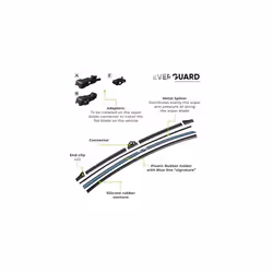 VALEO EVERGUARD - VSF53 - Premium Silicone Technology Wiper Blade - Length: 21 inches - Front (Pack of 1 Wiper Blade) - 566008