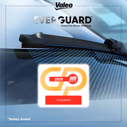 Wiper blade Valeo Everguard Silicone Single 566011 600mm Front Flat wiper blade with spoiler for left-hand/right-hand drive vehicles 24Inch