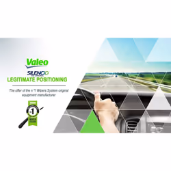 Valeo Wiper blade, Silencio Rear LHD RHD VR272 (x1), 574580, 335
