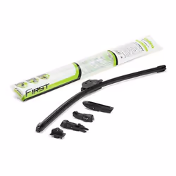 Wiper blade; VALEO; FIRST MULTICONNECTION; 600 Flat wiper blade for left-hand/right-hand drive vehicles 24 Hook fixing, Top L ...