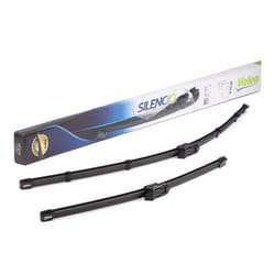 Wiper blade Valeo Silencio Flat Blade Set 577914 Front Flat wiper blade with spoiler for left-hand drive vehicles JAGUAR: XF Saloon, XF Sportbrake