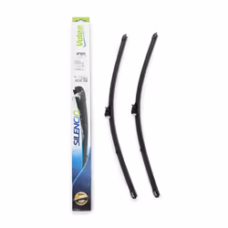 Wiper blade; VALEO; SILENCIO FLAT BLADE SET; 550, 550 Front Flat wiper blade with spoiler for left-hand drive vehicles; for M ...