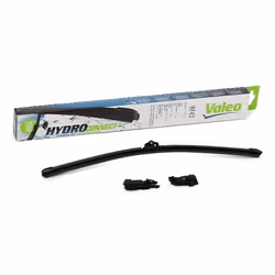 Wiper blade; VALEO; HYDROCONNECT; 430 Front Beam for left-hand drive vehicles 17 Hook fixing, Top Lock; for VOLKSWAGEN, FORD, ...