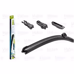Wiper blade; VALEO; HYDROCONNECT; 450 Front Beam for left-hand drive vehicles 18 Hook fixing, Top Lock, Pin Fixing; for BMW, ...