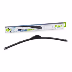 Wiper blade; VALEO; HYDROCONNECT; 600 Front Beam for left-hand drive vehicles 24 Hook fixing; for TOYOTA, MAZDA, HYUNDAI, VOL ...