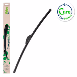 Wiper blade; VALEO; CANOPY; 650 Flat wiper blade with spoiler 26; for HONDA, TOYOTA, NISSAN, KIA, HYUNDAI