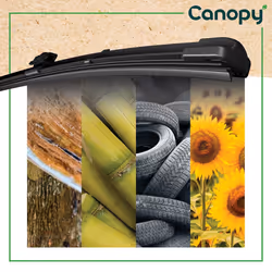 Wiper blade Valeo Canopy 583937 450mm Flat wiper blade with spoiler 18Inch RENAULT: CLIO 2, Megane 4, MEGANE 2, MINI: Hatchback, Clubman, Convertible