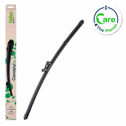 Wiper blade; VALEO; CANOPY; 550 Flat wiper blade with spoiler 22; for VAUXHALL, PEUGEOT, FIAT, VOLKSWAGEN, CITROËN