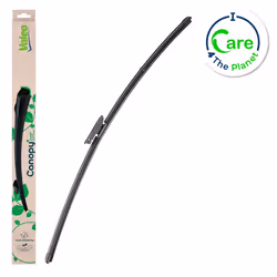 Wiper blade; VALEO; CANOPY; 750 Flat wiper blade with spoiler 30; for CITROËN, RENAULT