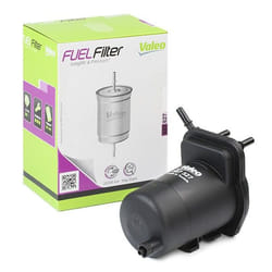 VALEO 587527 Fuel Filter In-Line Filter, without connection for water sensor 8 8 NISSAN: Juke, Note I, NV200 Box Body / Estate, RENAULT: CLIO 2