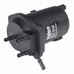 VALEO 587539 Fuel Filter In-Line Filter, with connection for water sensor 8 8 NISSAN: Juke, Note I, NV200 Box Body / Estate, RENAULT: CLIO 2