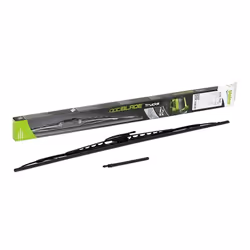 Wiper blade; VALEO; 700 both sides Bracket wiper blade for left-hand drive vehicles 28 Hook fixing with integrated washer flu ...