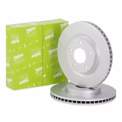 Brake disc; VALEO; Front Axle 296 26 5 Vented Coated; for NISSAN; 402061KC1A, 402061KC1B, 402064EA0A, 402064EA0B, 40206JD00A
