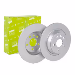 Brake disc; VALEO; Rear Axle 302 11 5 solid Coated; for FORD, LAND ROVER; 1379931, 1385590, 1405500, 1864280, 1877765