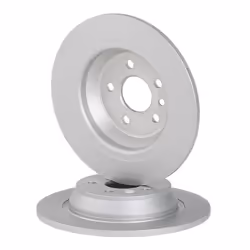 VALEO Brake disc FORD: S-Max Mk1, Focus 2, MONDEO 4, LAND ROVER: Range Rover Evoque Rear Axle 11mm 5-Hole solid Coated 672513 1379931,1385590,1405500