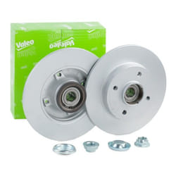 VALEO Brake disc PEUGEOT: 307 SW, 307 Hatchback, 307 CC, CITROËN: C4 I Hatchback, C4 Coupe Rear Axle 9mm 4-Hole solid Coated 675405 4246Z9,424934
