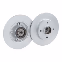 VALEO Brake disc PEUGEOT: 307 SW, 307 Hatchback, 307 CC, CITROËN: C4 I Hatchback, C4 Coupe Rear Axle 9mm 4-Hole solid Coated 675405 4246Z9,424934
